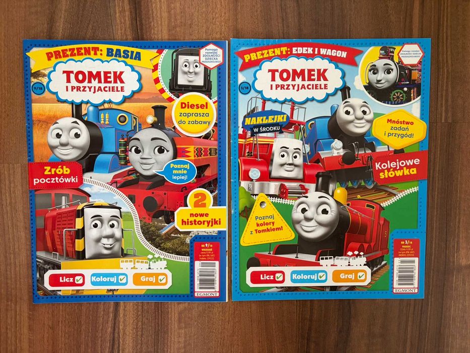 gazetki, komiksy Tomek i Przyjaciele