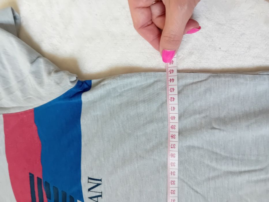 #EA7 Emporio Armani T-shirt szary S