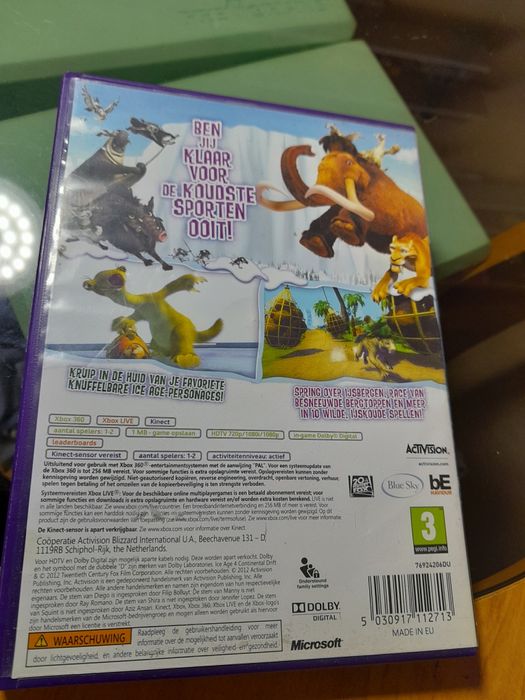 Kinect Ice Age 4 Continental Drift.Eng.Stan BBD.X box 360