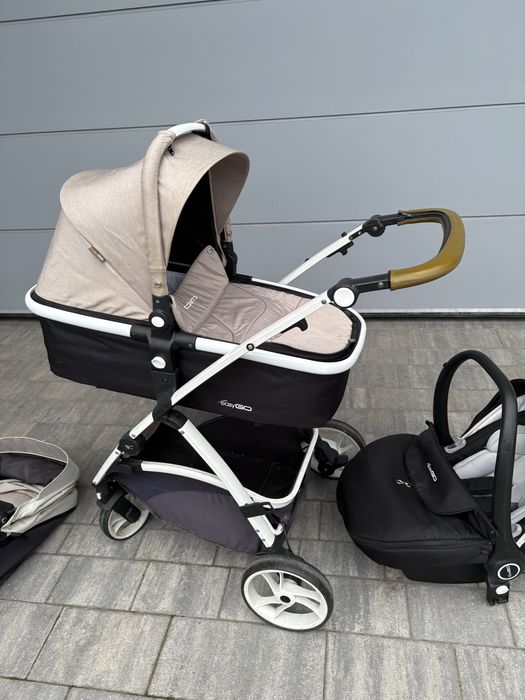 Wózek 3w1 Easy Go Optimo beżowy