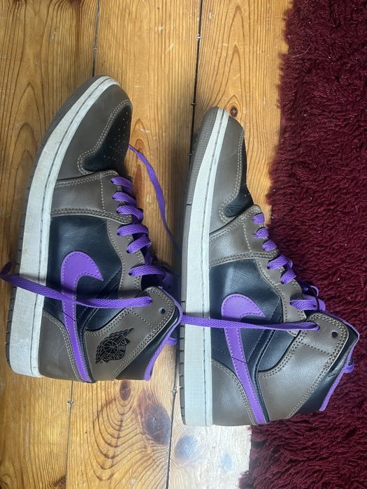 Nike jordan 1 mid fiolet