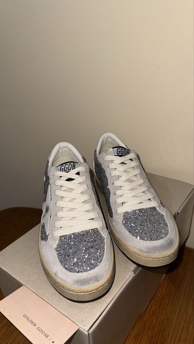 Golden Goose Ball Star Silver Glitter | Розмір 38 | Нові
