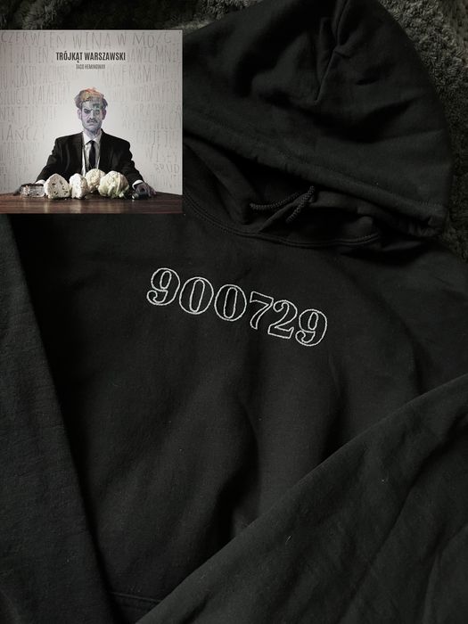 Czarna bluza z kapturem taco hemingway 900729