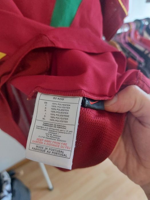 Camisola Oficial Nike Portugal 2002 Vintage Y2K