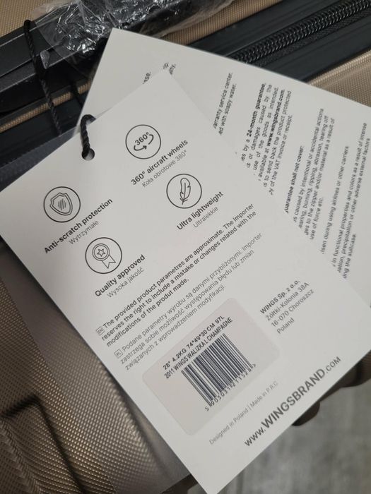 Walizka Wings nowa 97L