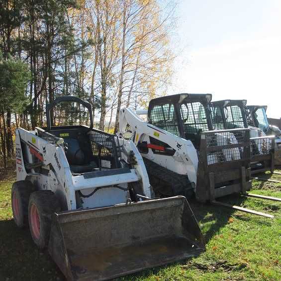 Wynajem maszyn Bobcat, mini ładowarka, wynajem maszyn budowlanych bobcat