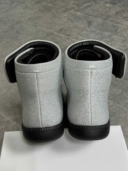 MAISON MARGIELA FUTURE metallic gray кеди сірі кросівки кеды кроссовки