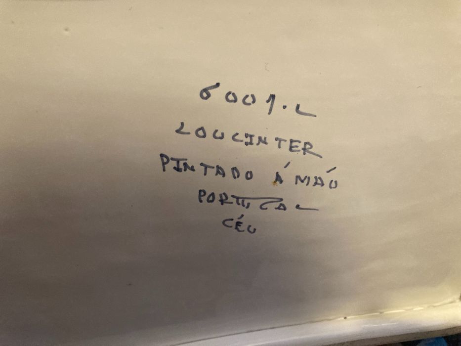 Fruteira porcelana pintada a mão