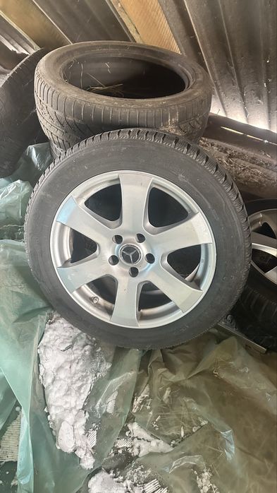 Продам диски з резиною стояли на мерседес 211