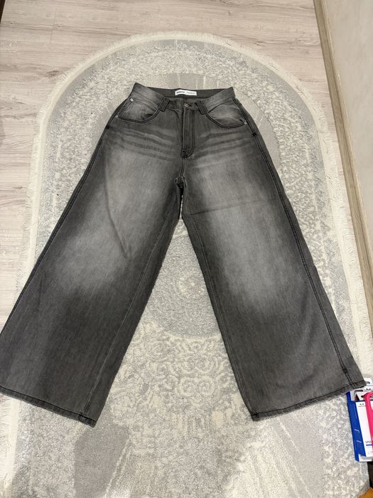 Джинси  потреті чорно сірого  кольору
