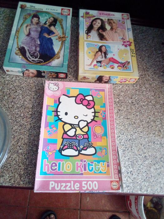Conjunto de 3 Puzzles Educa Infantil/Juvenil
