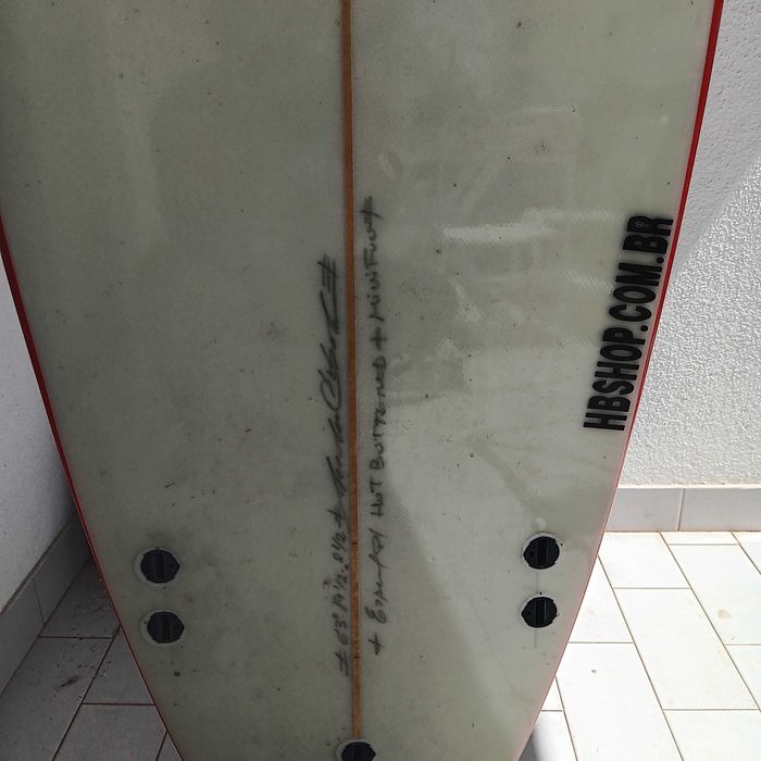 Prancha de surf HB FUN BOARD AUTOGRAFADA semi nova.