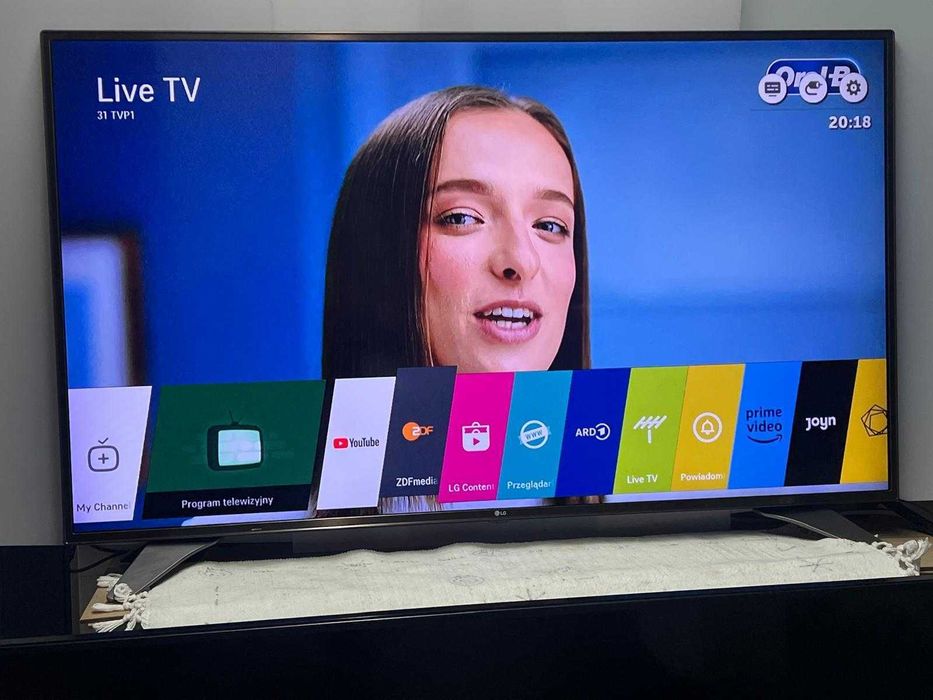 Telewizor SMART TV LG 55LH615V 55" LED 4K UHD WiFi YouTube Netflix DVB-T2