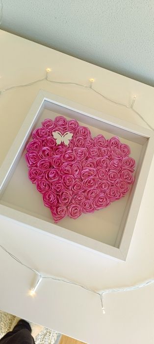 Quadro de rosas eternas