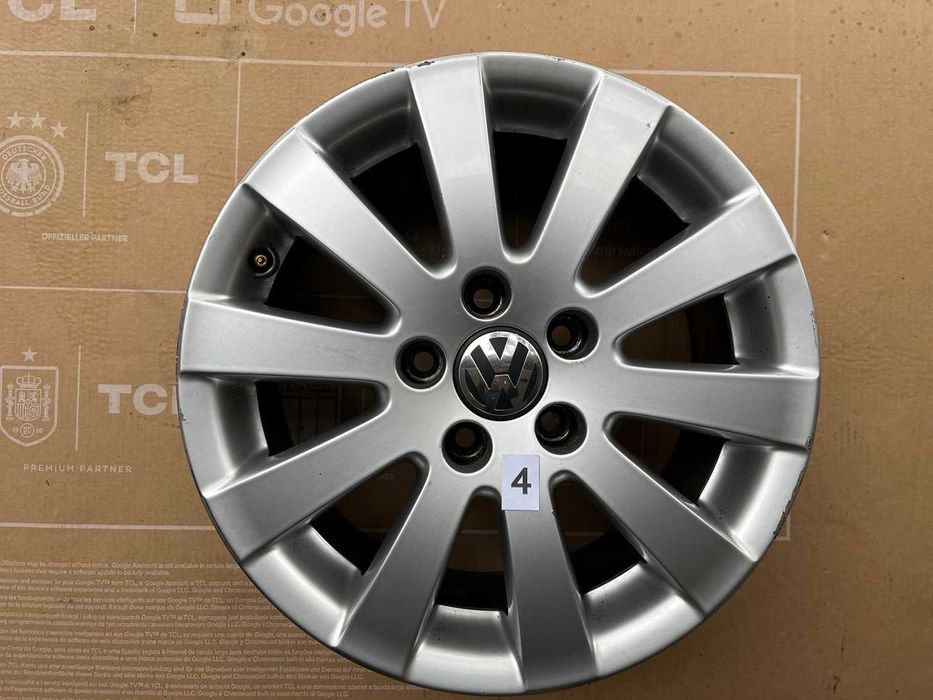 4 jantes originais Volkswagen VW 16" modelo Milwaukee (sem pneus)