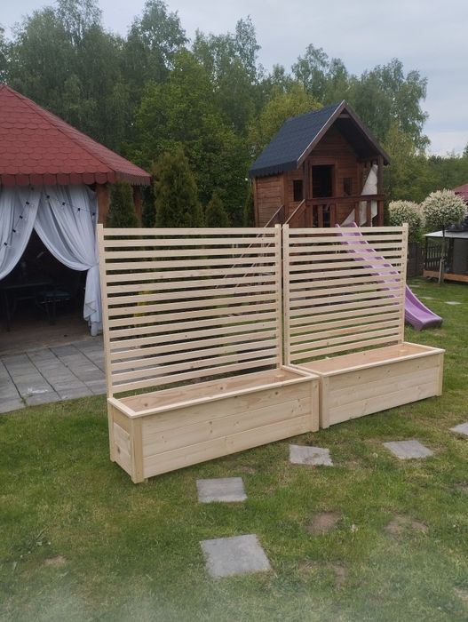 Pergola z donicą drewniana!