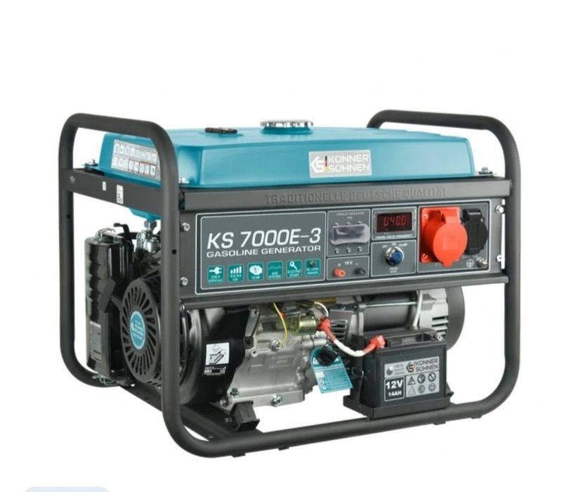 KS 7000 E 3  бензиновий трифазний генератор 7.5кВт konner sohnen