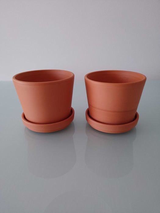 Conjunto 2 vasos terracota IKEA Brunbär
