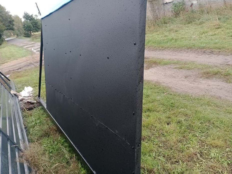 Brama przesuwna z blachą 3m 6m