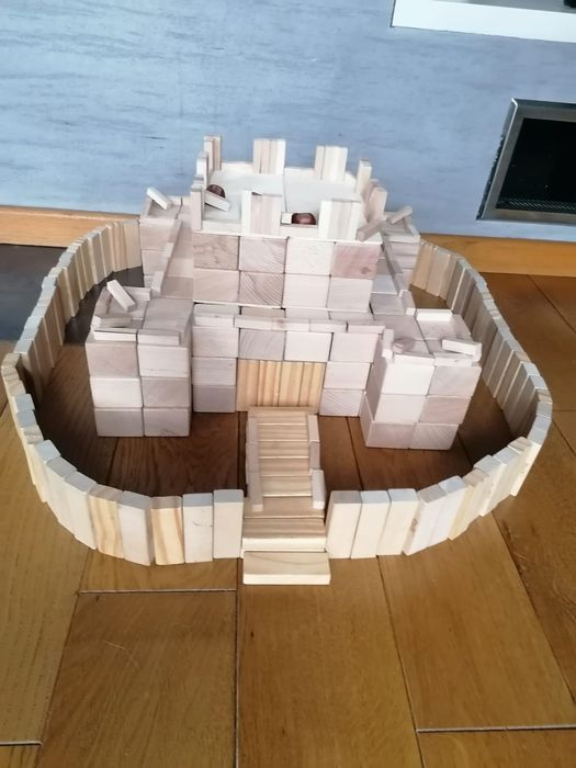 Just blocks klocki drewniane 25kg 900elementuw