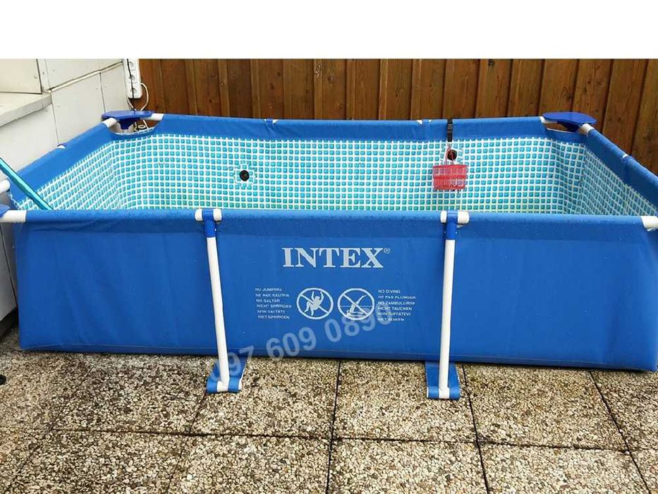 Басейни каркасні прямокутні Intex Metal Frame 260х160х65 Нові Оригінал