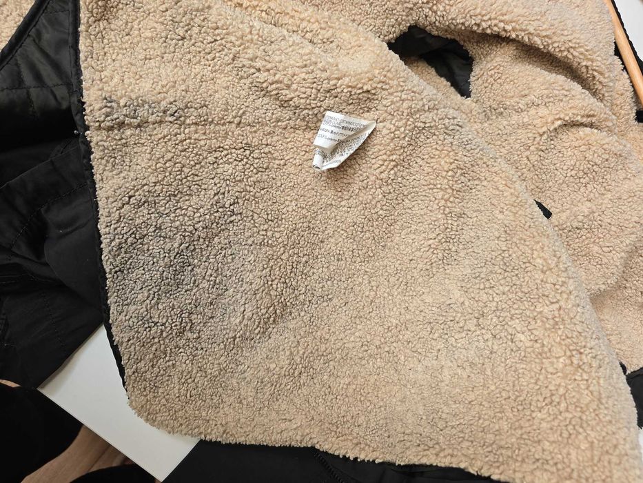 Ciemnoszara kurtka 2w1 Zara Man