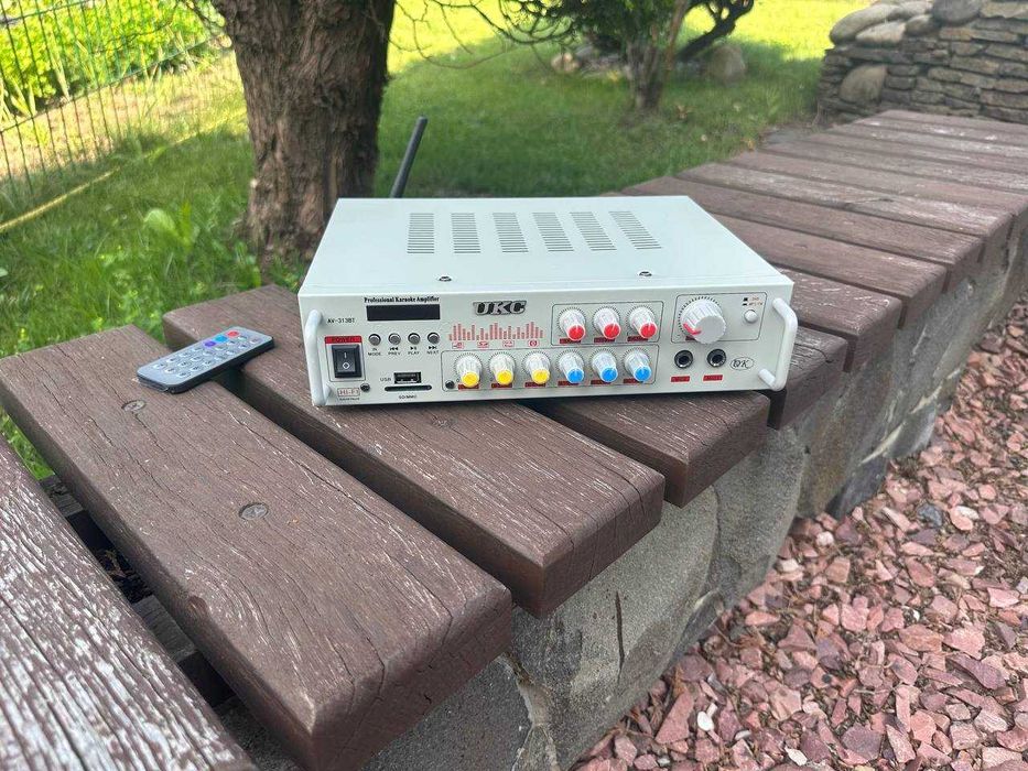 ‼️ Усилитель звука UKC 2х150w +  Bluetooth + караоке. Підсилювач звуку