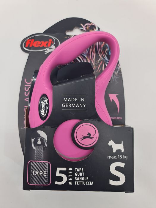 Trela extensível para cães, 5 metros - novo