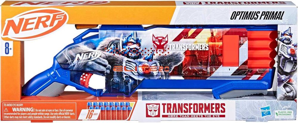 Оружие Нерф трансформер Оптимус бластер Nerf, Hasbro