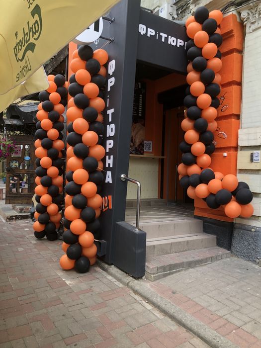 Шарики на открытие, арка на открытие для магазинов