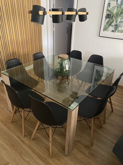 Mesa jantar com 8 cadeiras