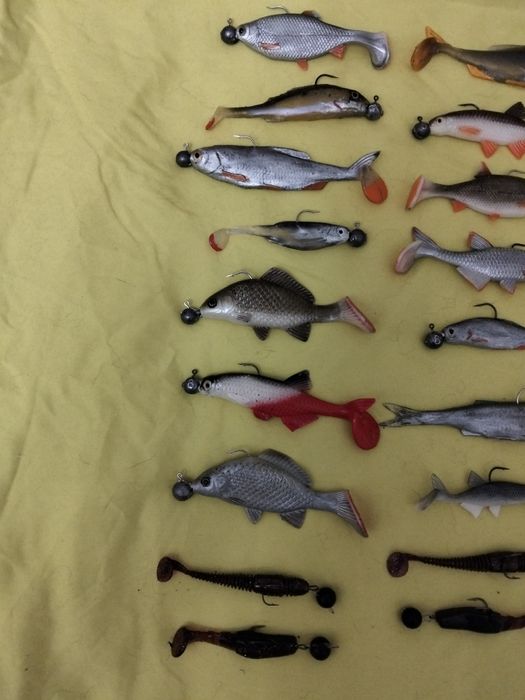 Силіконові приманки. 95%нові