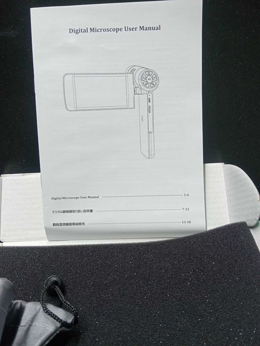 Microscópio Digital Portátil Andonstar AD203 – Ecrã 4" – NOVO em Caixa