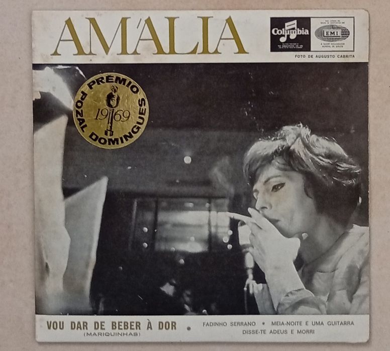 Vinil da grande fadista Amália Rodrigues