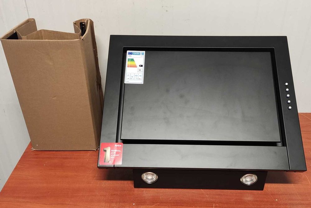 Okap kominowy AMICA OKP6241S 59,5 cm 363 m³/h Czarny OUTLET 9BH19