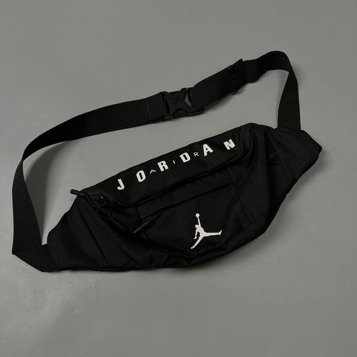 Jordan by Nike оригинал сумка через плечо бананка чёрная найк джордан вместительная