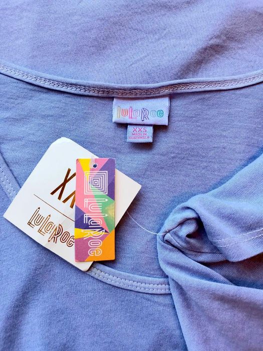 Футболка туніка дівчача LuLaRoe лілова розмір S-L