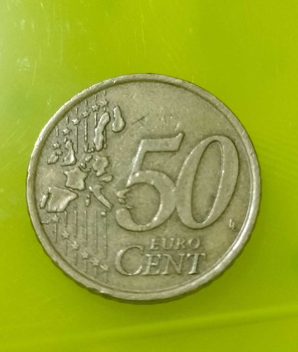 Moeda 2002 de 50 centimos rara.aceito proposta.
