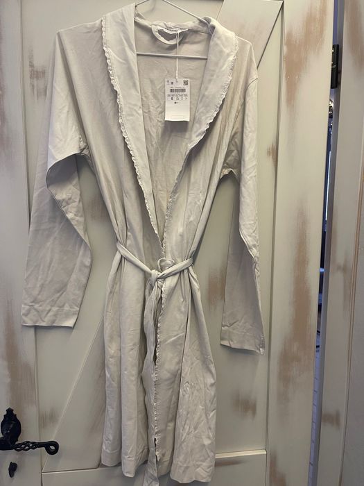 ZARA Home. Халатик с запахом трикотаж Коттон. Р S