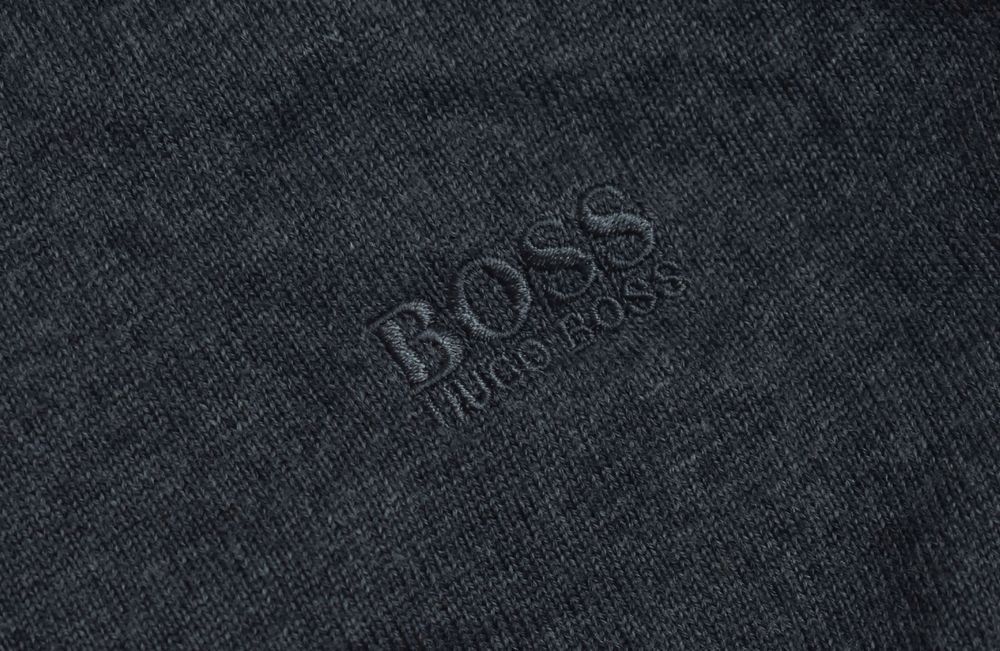 Hugo Boss Extrafine Merino Wool Sweter Męski Regular Fit M