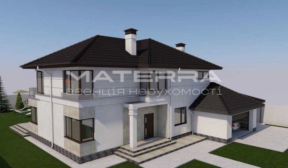 Гатне Сучасний будинок 307 м² з басейном 12 соток 350 000 $