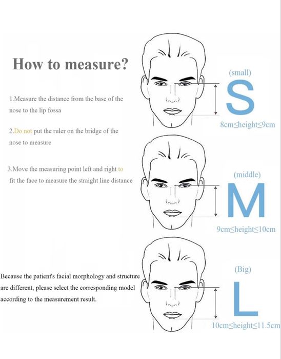 Maska twarzowa CPAP F5A full face mask BMC, rozmiary L/M