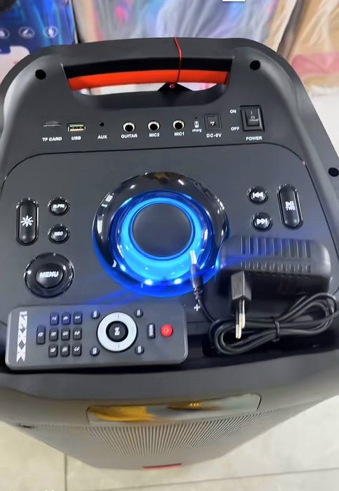 Акустика ZXX  RSM 100Вт +2 микрофона и TWS, блютуз колонка Портативна.