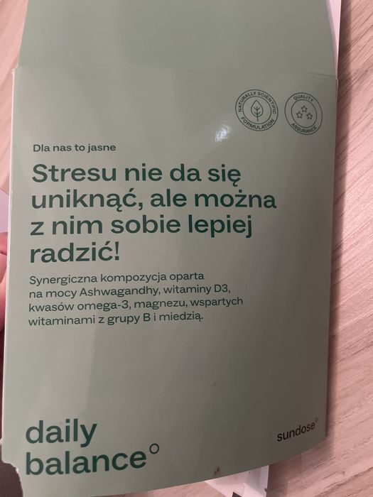 Sundose daily balance