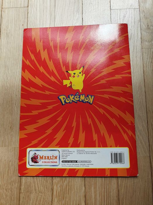 Album Pokemon z naklejkami