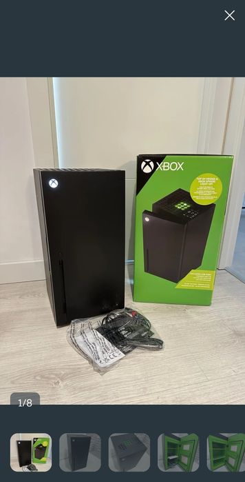 Geladeira frigorifico xbox serie x 10L vendo ou troco algo meu interesse