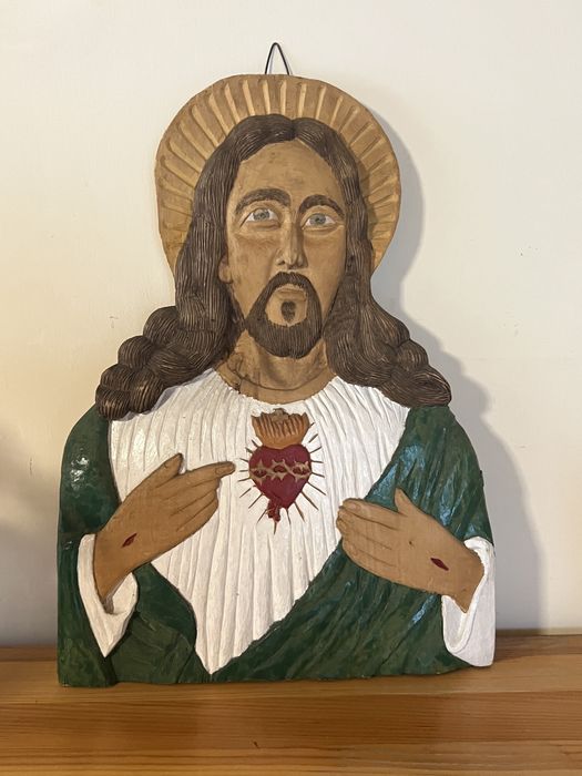 Płaskorzeżba Sakralna  Jezus  Jozefat  Andrzej Pasternak. 1991