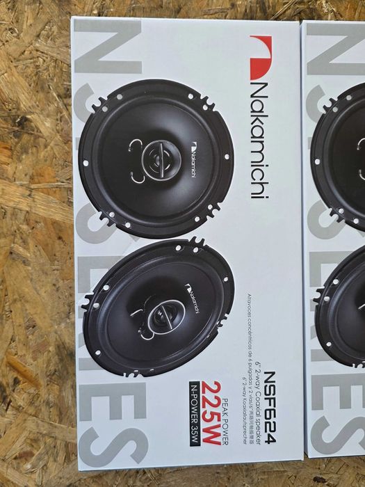 głośniki samochodowe Nakamichi 6 cali NOWE  fabryczny komplet