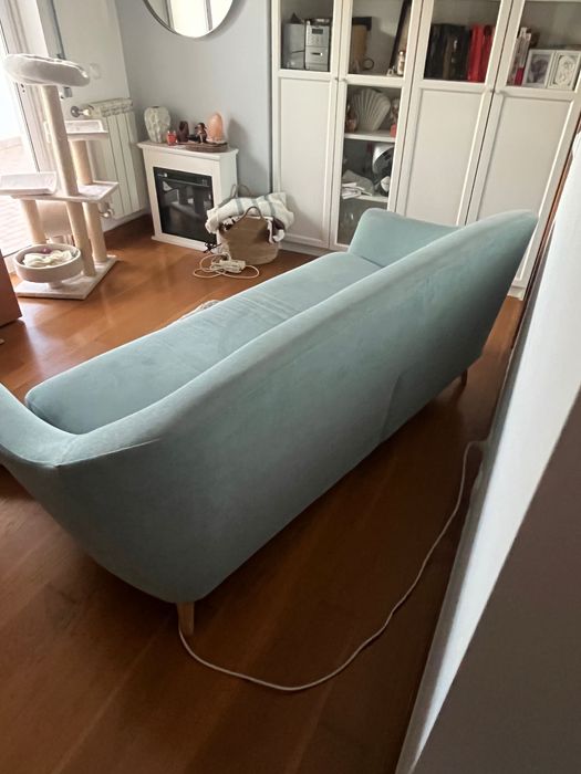 Sofa conforama azul claro