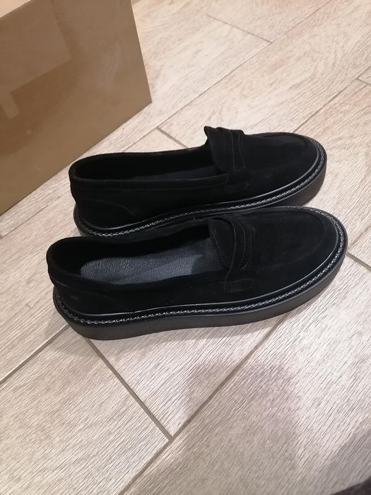 Замшеві лофери, 26 см устілка